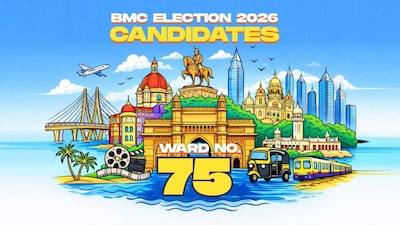 Ward No. 75 (K/East) in the 2026 BMC election. (Image: News18 Elections)