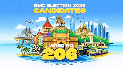 Ward No. 206 (F/South) in the 2026 BMC election. (Image: News18 Elections)