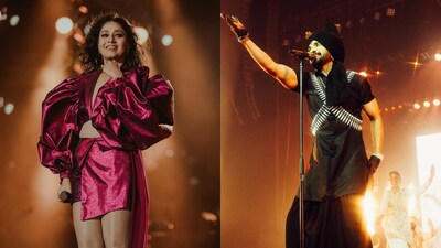 Sunidhi Chauhan & Diljit Dosanjh are some of India's best concert performers  