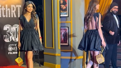 Shilpa Shetty was accompanied by her husband Raj Kundra, at Ramesh Taurani’s birthday bash