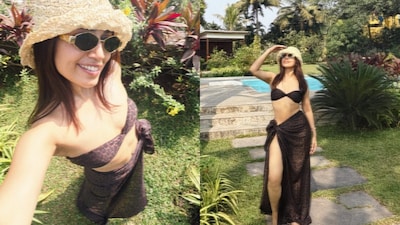 Bhumi Pednekar enjoys time in the sun and at the pool