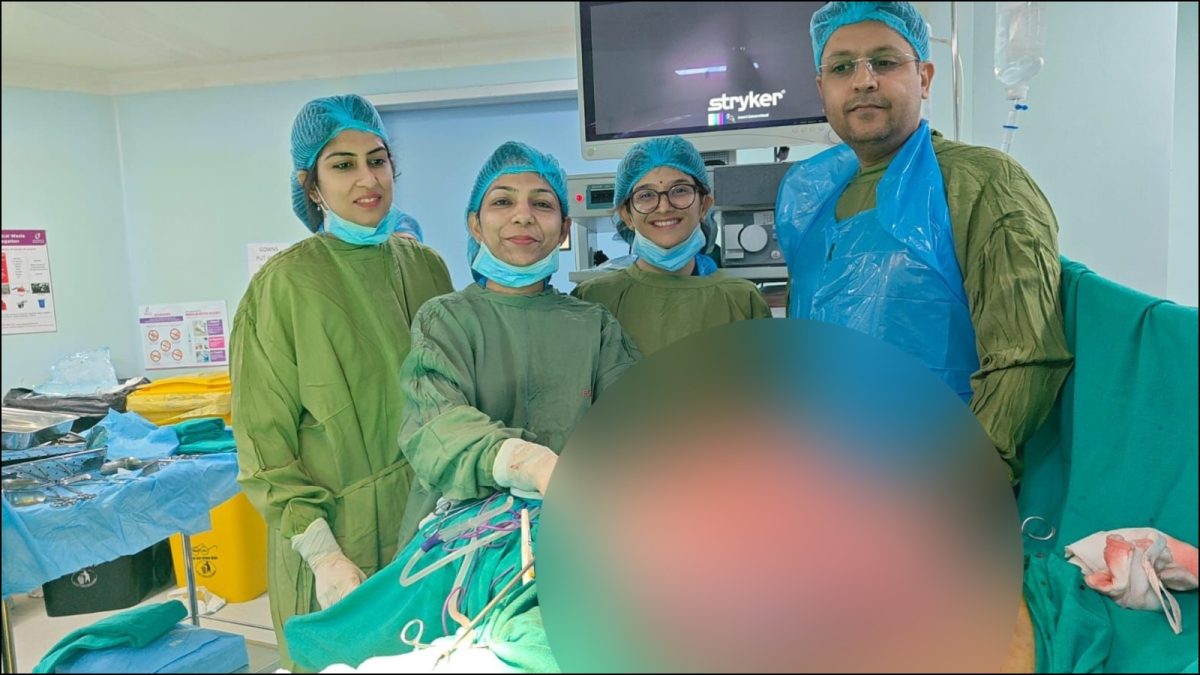 16 Kg Giant Uterine Fibroid Removed from Delhi Woman