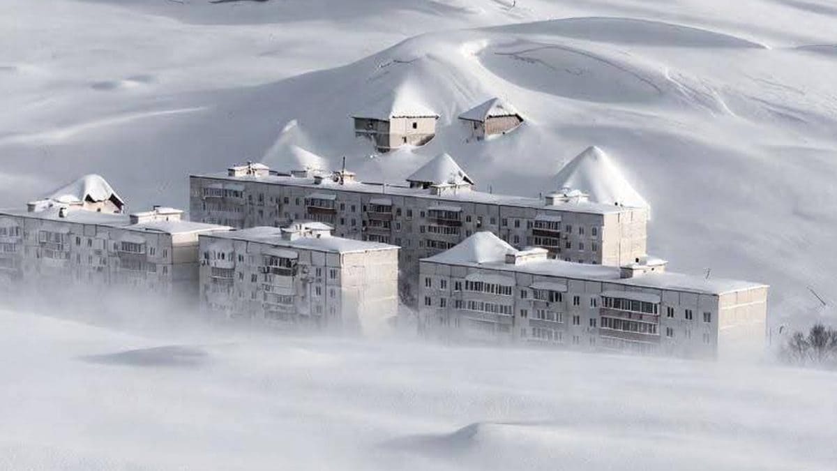 Apocalyptic Scenes As Russia's Kamchatka Battles Record Snowfall | Photos