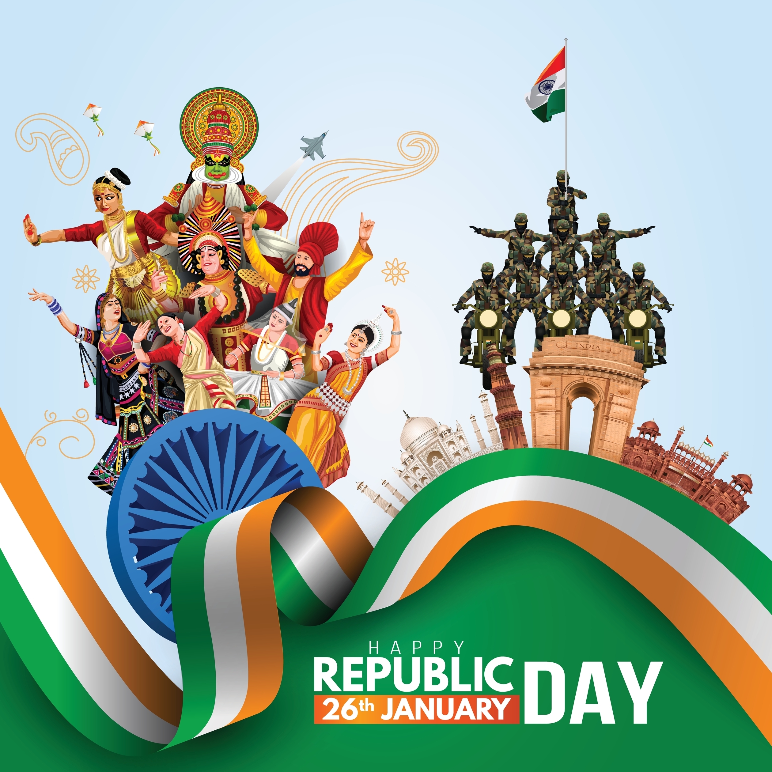 Republic Day 2026 Wishes, Quotes, Messages & Status | Celebrate 77th Gantantra Diwas