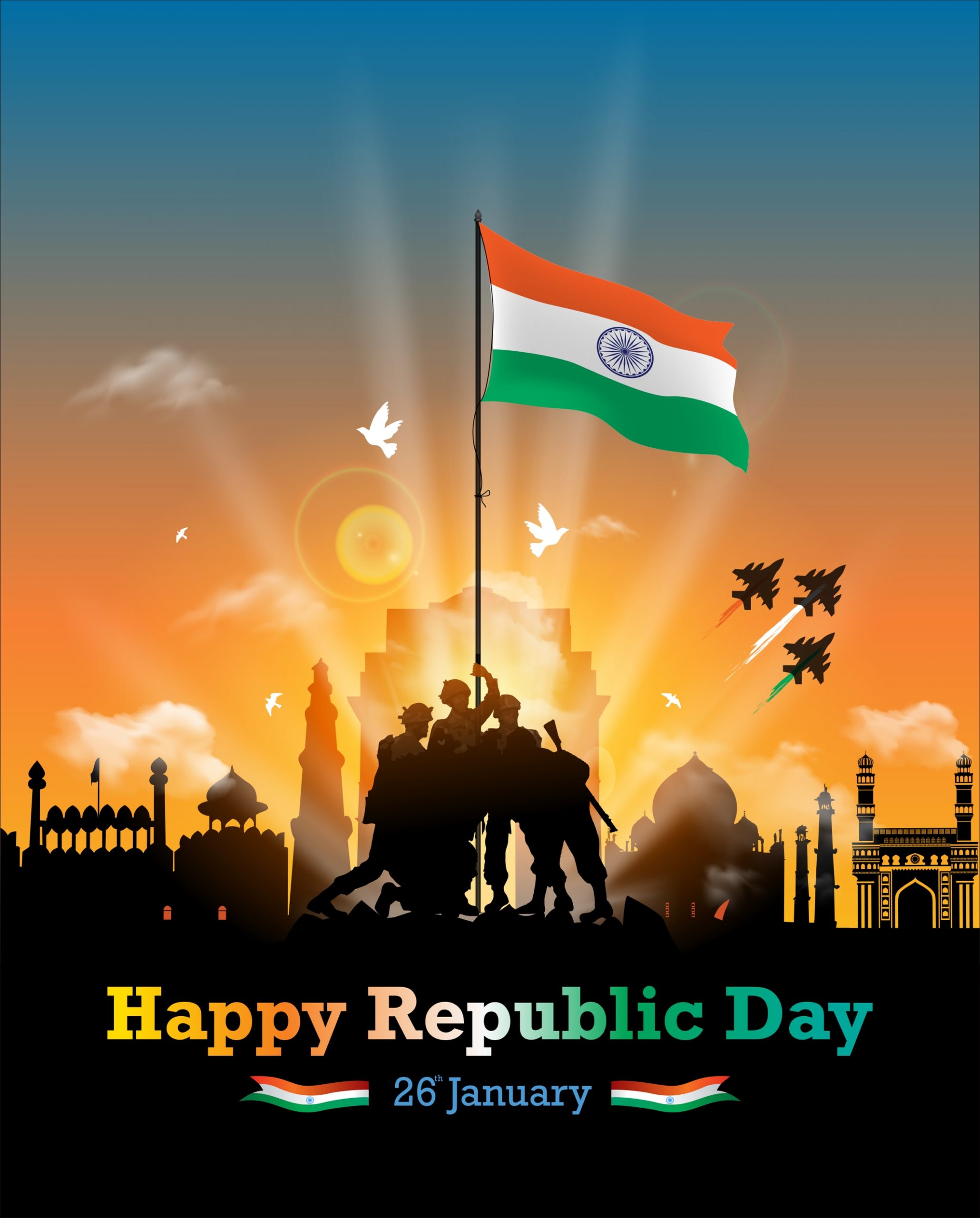 Republic Day 2026 Wishes, Quotes, Messages & Status | Celebrate 77th Gantantra Diwas