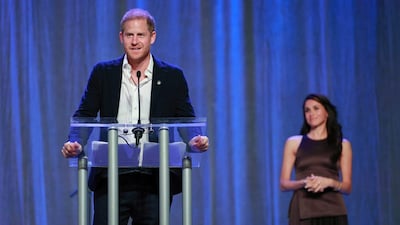 Prince Harry with wife, Meghan. (File photo: Getty Images via AFP)