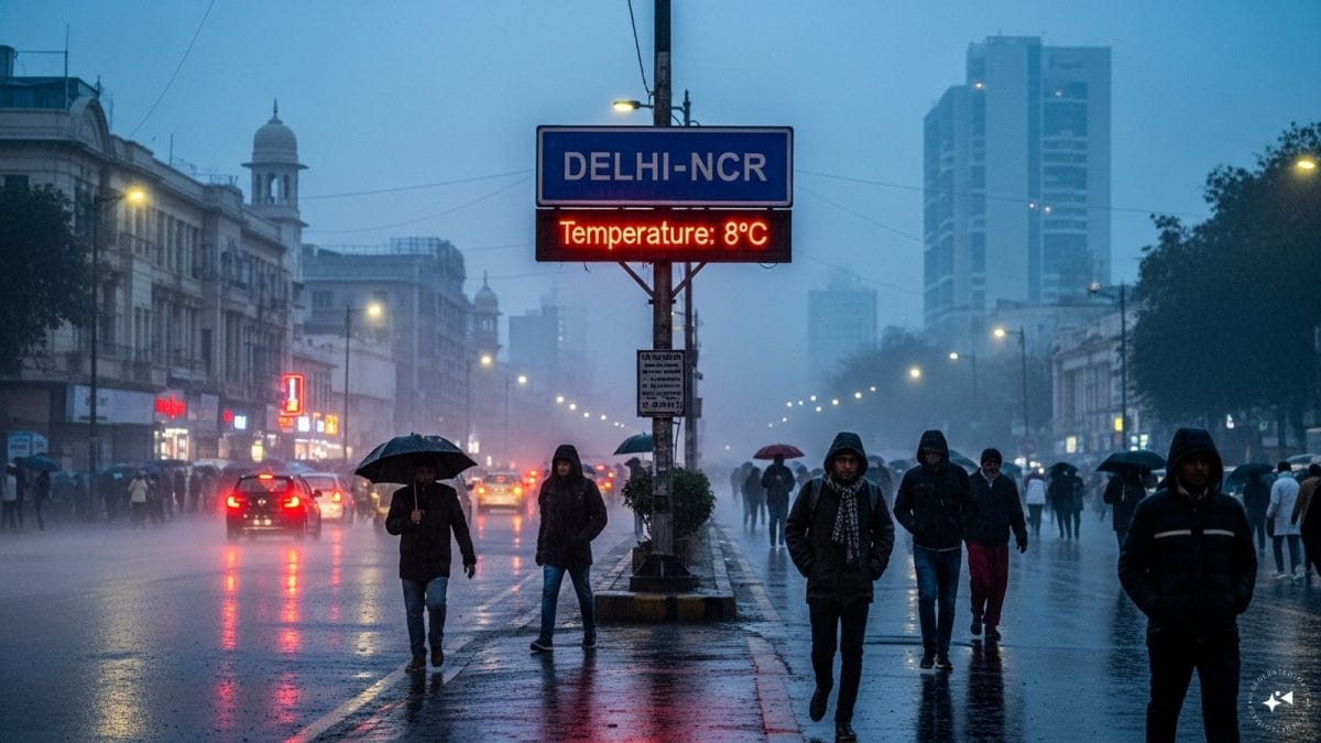 Delhi-NCR Braces For Cold Wave Again As Rain Brings Down Mercury | Check IMD’s Forecast | India News