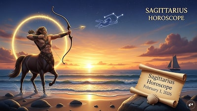 Sagittarius Horoscope Today: Astrological predictions by Chirag Daruwalla for dhanu rashi on February 1 2026. (AI generated image) 