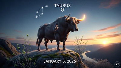 Taurus Horoscope today: Astrological predictions by Chirag Daruwalla for vrishabha rashi on January 5 2026. (AI generated image)