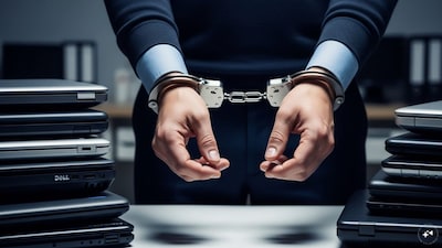 Both accused were produced before a court and remanded in police custody. (AI-generated photo)