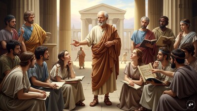   “I cannot teach anybody anything. I can only make them think.”: Socrates believed teaching sparks independent thought. Instead of giving answers, good questions awaken curiosity, empower learners, and help individuals discover understanding through their own reasoning and personal intellectual growth continually.