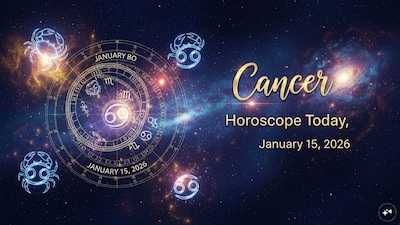 Cancer Horoscope Today: Astrological predictions by Chirag Daruwalla for kark rashi on January 15 2026. (AI generated image)