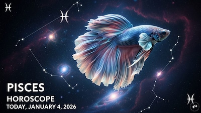 Pisces Horoscope Today: Astrological predictions by Chirag Daruwalla for meena rashi on January 4 2026. (AI generated image)