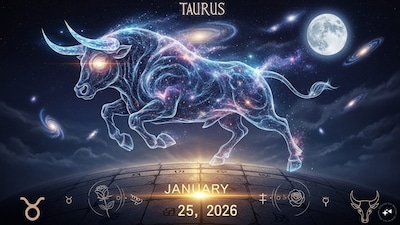 Taurus Horoscope today: Astrological predictions by Chirag Daruwalla for vrishabha rashi on January 25 2026. (AI generated image) 