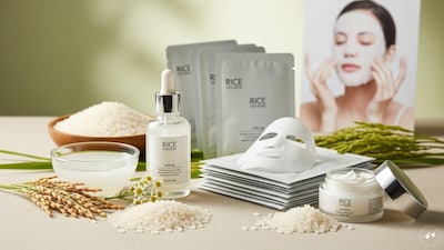 You don’t need a complete overhaul to add rice to your skincare routine; a simple rice water–based toner is a good starting point. (Representative image: AI-generated)