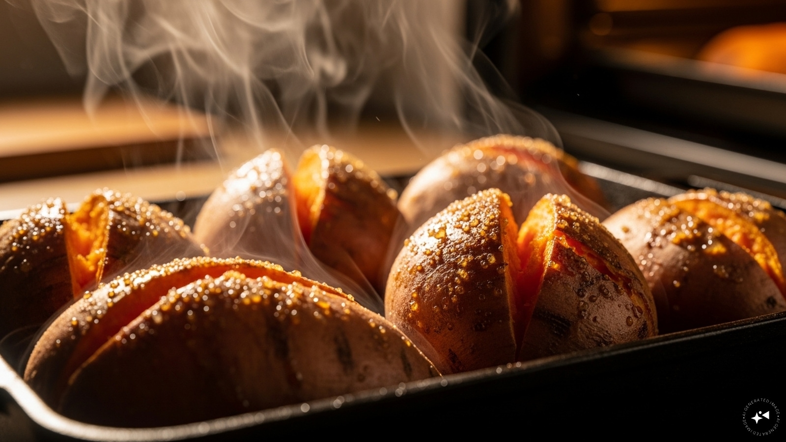  Bake for 45 to 50 minutes, or until the inside is tender and the skin is crisp. Once done, let them cool. 