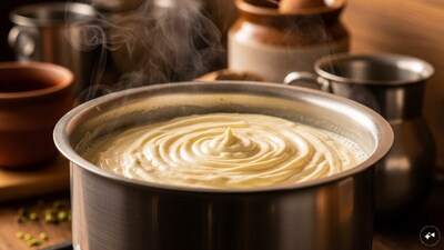 The real secret to thick malai and ghee isn’t expensive or unusual — it’s already in your kitchen. (AI Generated)