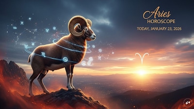 Aries Horoscope Today: Astrological predictions by Chirag Daruwalla for mesha rashi on January 23 2026. (AI generated image)