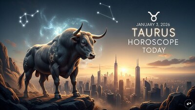 Taurus Horoscope today: Astrological predictions by Chirag Daruwalla for vrishabha rashi on January 3 2026. (AI generated image)