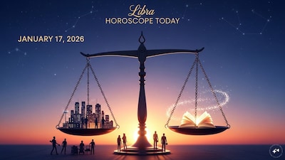 Libra Horoscope Today: Astrological predictions by Chirag Daruwalla for tula rashi on January 17, 2026 (AI generated image)