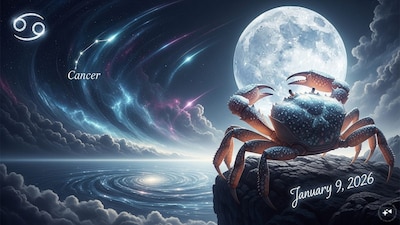 Cancer Horoscope Today: Astrological predictions by Chirag Daruwalla for kark rashi on January 9 2026. (AI generated image)