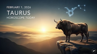 Taurus Horoscope today: Astrological predictions by Chirag Daruwalla for vrishabha rashi on February 1 2026. (AI generated image)