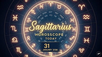 Sagittarius Horoscope Today: Astrological predictions by Chirag Daruwalla for dhanu rashi on January 31, 2026. (AI-generated image)