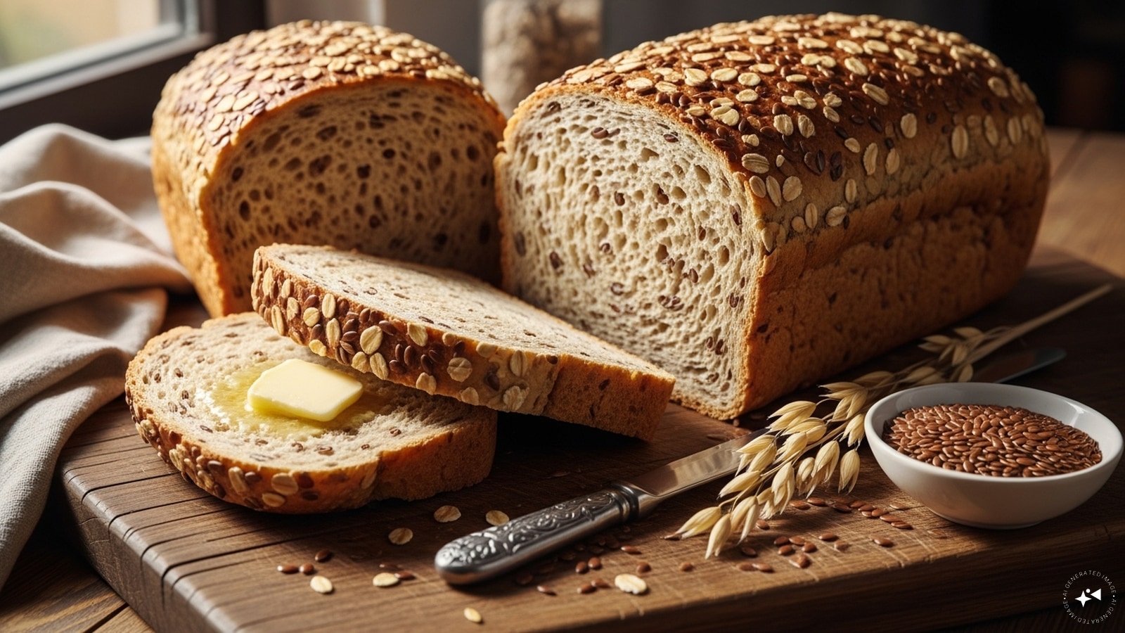  Multigrain Bread: Swap regular bread for multigrain varieties made with whole wheat, oats, and flax seeds. Perfect for sandwiches or toast, it provides complex carbohydrates, fiber, and essential 