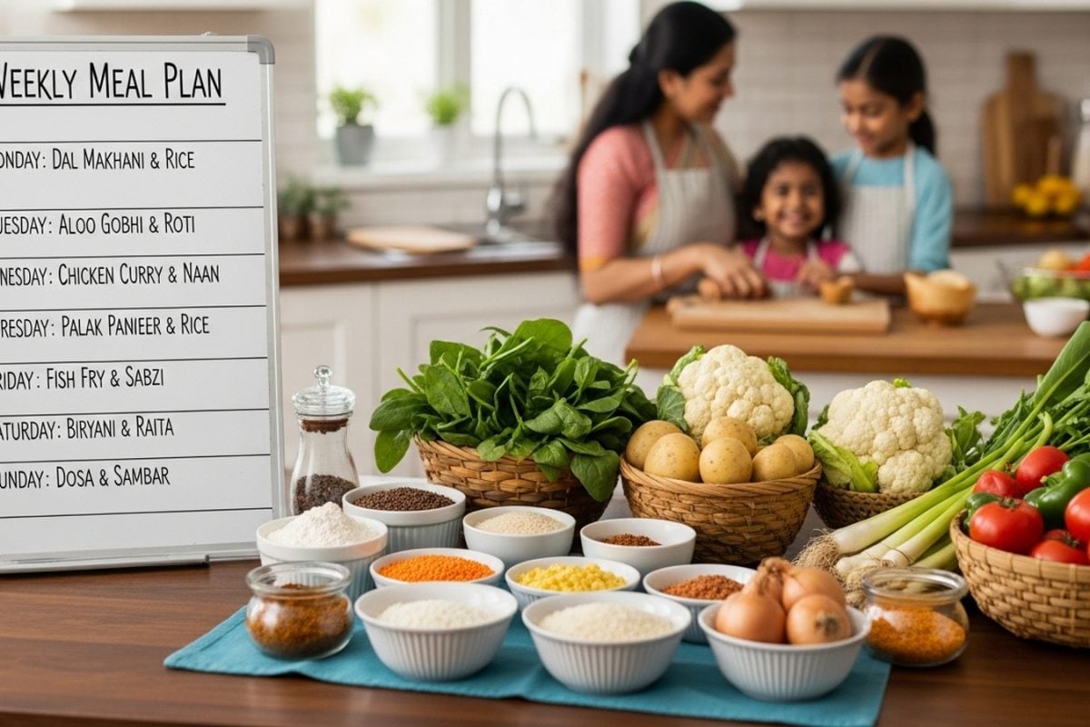 Easy Weekly Indian Food Plan: Breakfast To Dinner Ideas For Better Health
