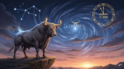 Taurus Horoscope today: Astrological predictions by Chirag Daruwalla for vrishabha rashi on january 14 2026. (AI generated image)