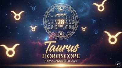 Taurus Horoscope today: Astrological predictions by Chirag Daruwalla for vrishabha rashi on January 28, 2026. (AI generated image)