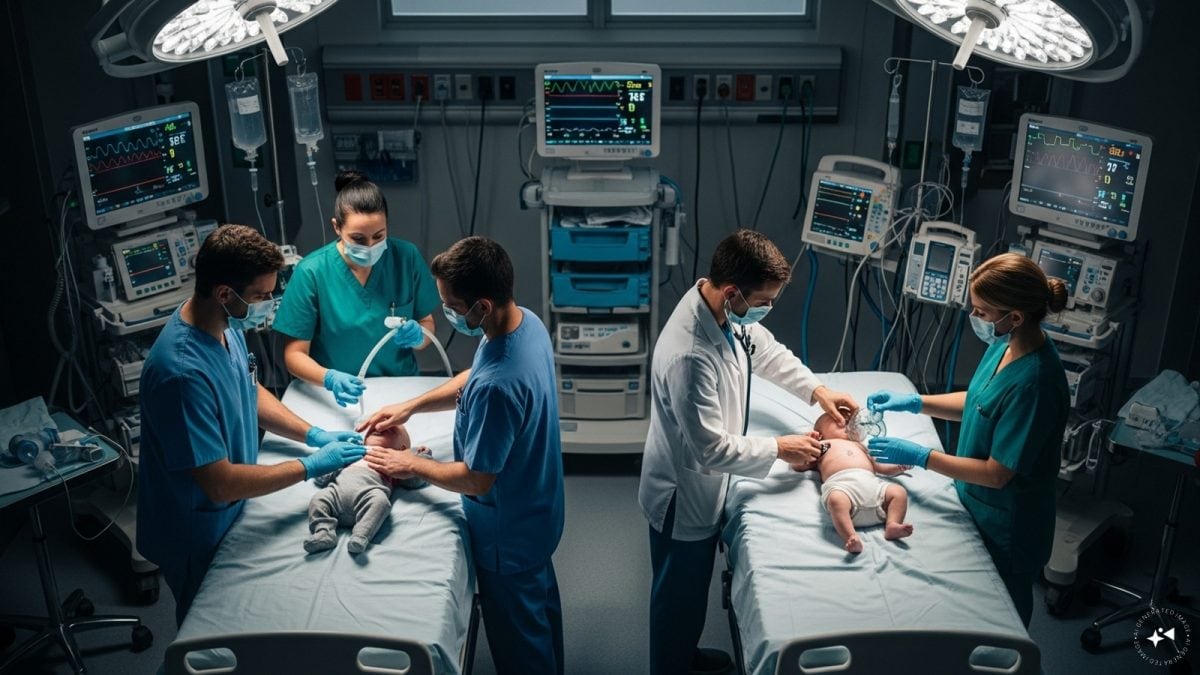 Close Call in Faridabad: Two Infants Saved After Food Particles Block Their Lungs | Cities News Close Call in Faridabad: Two Infants Saved After Food Particles Block Their Lungs | Cities News