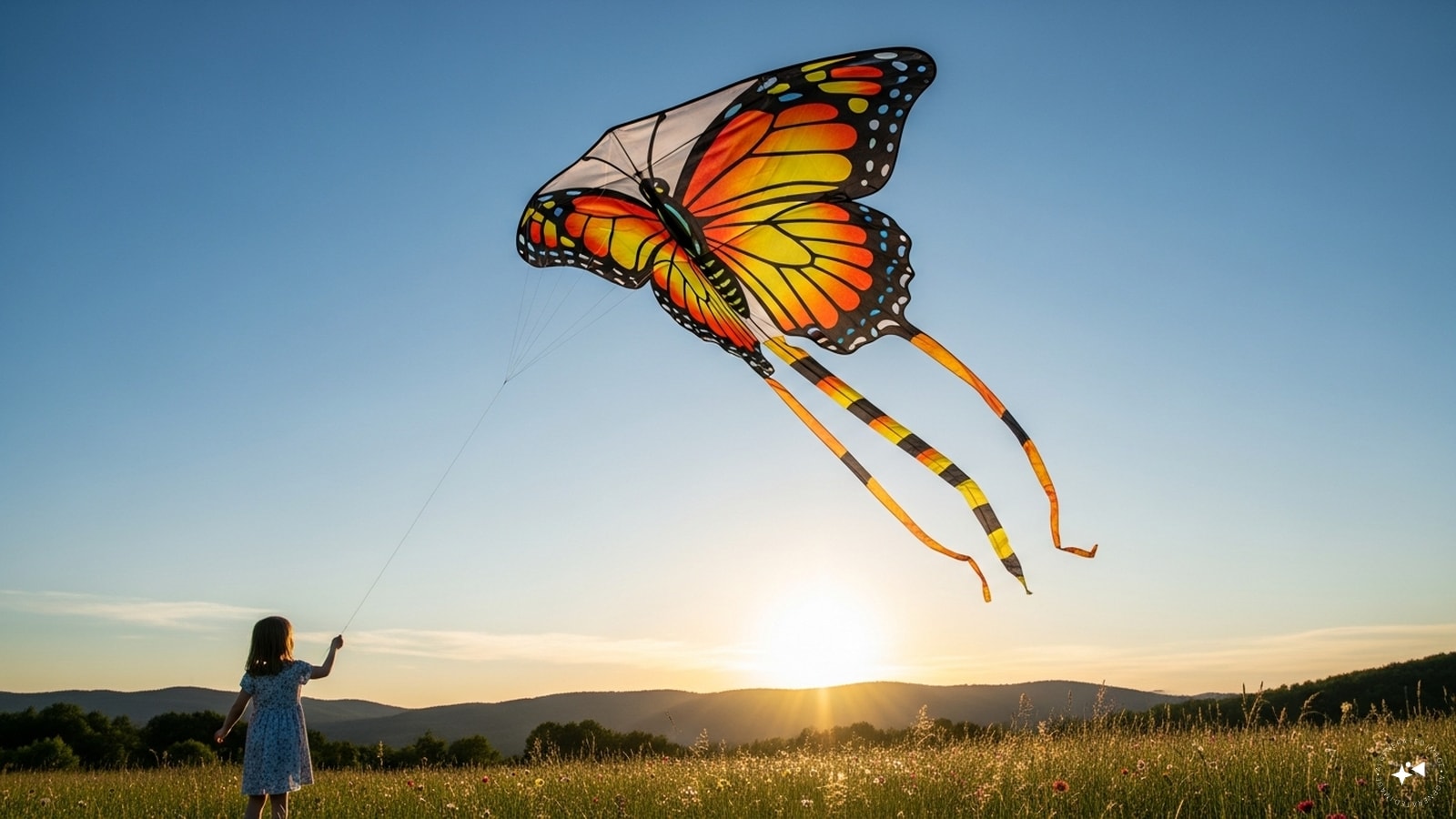 Butterfly Kite: Shape your kite like a butterfly using coloured paper and flexible sticks. Add intricate wing patterns with markers or paints. Lightweight fabric for the wings enhances movement, making it flutter gracefully in the wind.