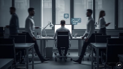 Still employed, yet pushed out. How quiet firing turns silence and exclusion into an unspoken exit strategy. (Image-AI)