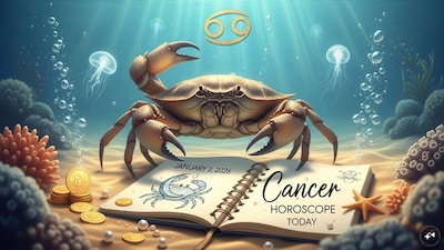 Cancer Horoscope Today: Astrological predictions by Chirag Daruwalla for kark rashi on January 2 2026. (AI generated image)