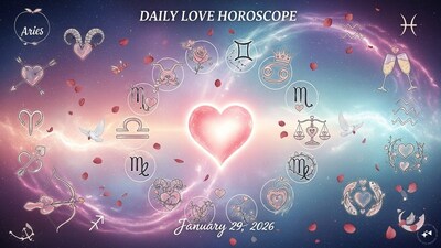 Daily Love Horoscope for 29 January 2026: Zodiac Romantic Predictions and Relationship Tips.