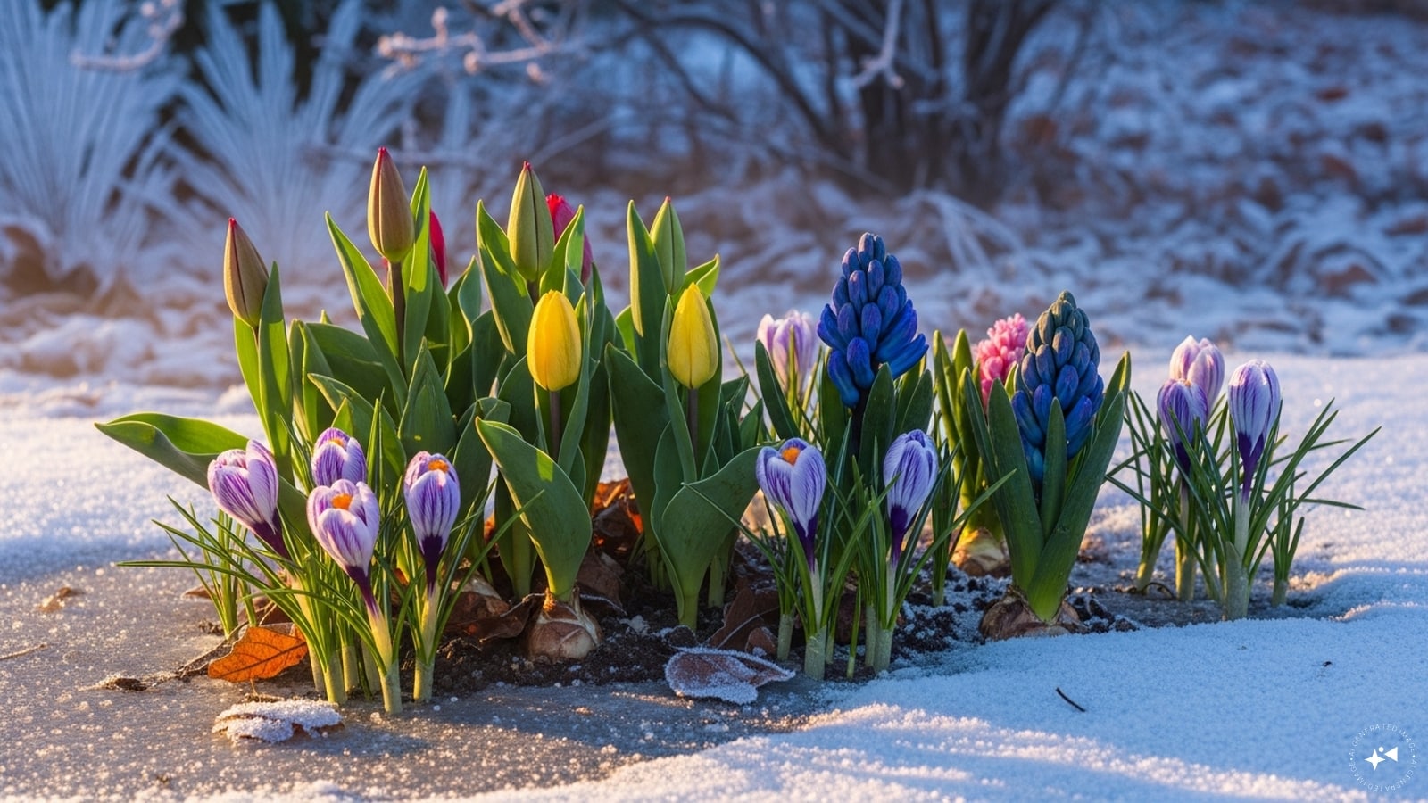 Winter-sown bulbs (tulips, crocuses, hyacinths): January is still a good time to plant bulbs such as tulips, crocuses and hyacinths if the ground is not frozen. These bulbs need cold periods to flower properly, and planting them now ensures a stunning display in mid-spring.