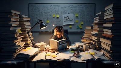 Start With a Clear Plan: Board exam preparation can feel overwhelming because of the vast syllabus. Instead of diving in randomly, map out a daily schedule that covers specific chapters or topics. Having a clear plan reduces anxiety and keeps you focused on what needs to be done each day. (Image: AI-generated)