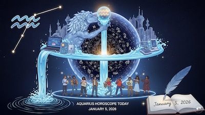 Aquarius Horoscope Today: Astrological predictions by Chirag Daruwalla for kumbha rashi on January 5 2026. (AI generated image)