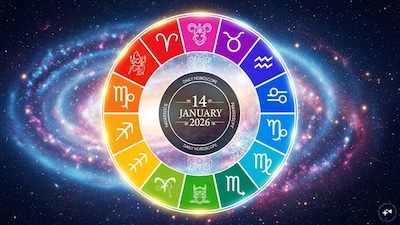 Daily Horoscope 14 January 2026: Zodiac predictions, lucky numbers, colours, and relationship guidance for all signs