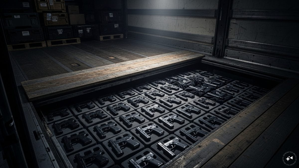 Iran Intercepts Arms Shipment With 273 Handguns Concealed In 'Foreign' Transit Truck