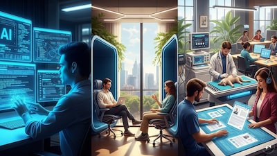 India’s 2026 workforce blends AI and human skills, showing how technology and care shape the future of jobs.