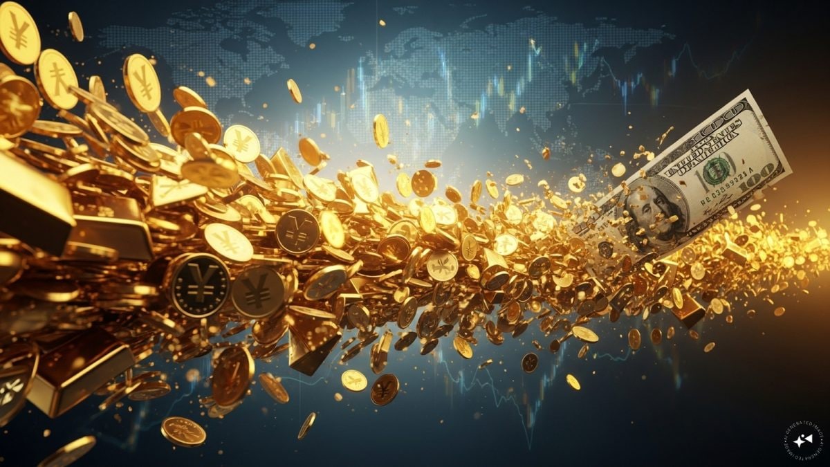 Gold Races Past ,000 As Yen Intervention Fears Drive Dollar Rout