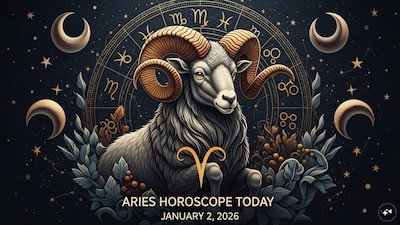Aries Horoscope Today: Astrological predictions by Chirag Daruwalla for mesha rashi on January 2 2026. (AI generated image)