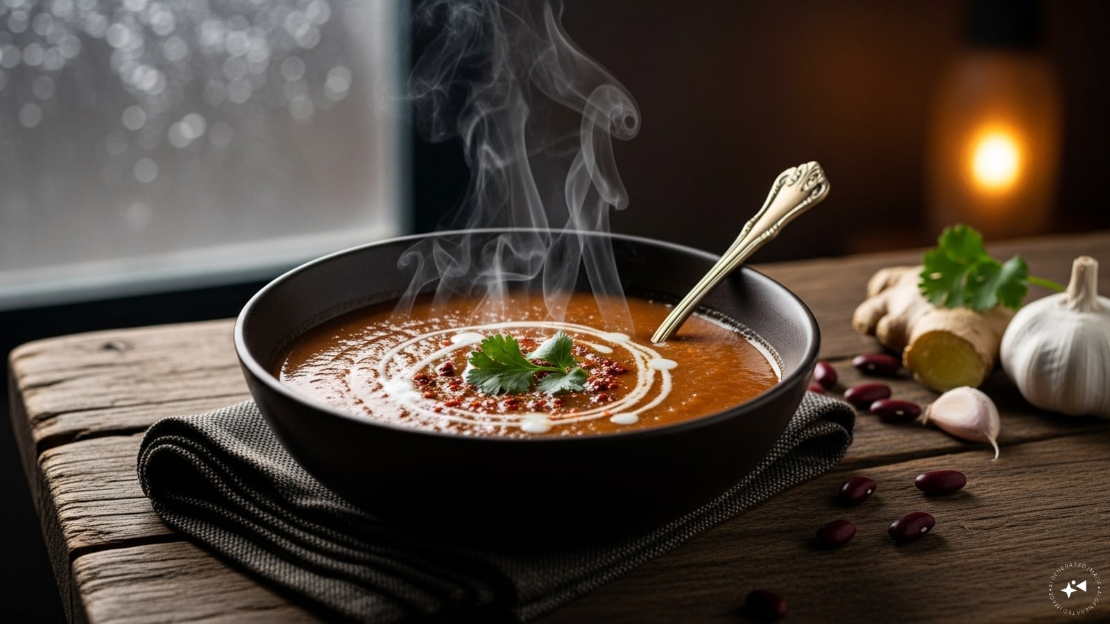  Rajma Soup: A hearty soup version of rajma is perfect for winter or rainy days. Cooked with spices, ginger, garlic, and blended for a creamy consistency, it’s comforting, warming, and packed with flavours that satisfy the soul.
