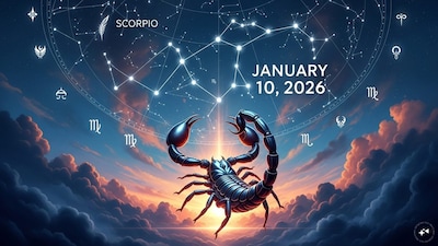 Scorpio Horoscope Today: Astrological predictions by Chirag Daruwalla for Vrishchika rashi on January 10 2026. (AI generated image)