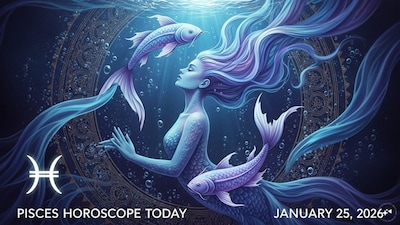 Pisces Horoscope Today: Astrological predictions by Chirag Daruwalla for meena rashi on January 25 2026. (AI generated image) 