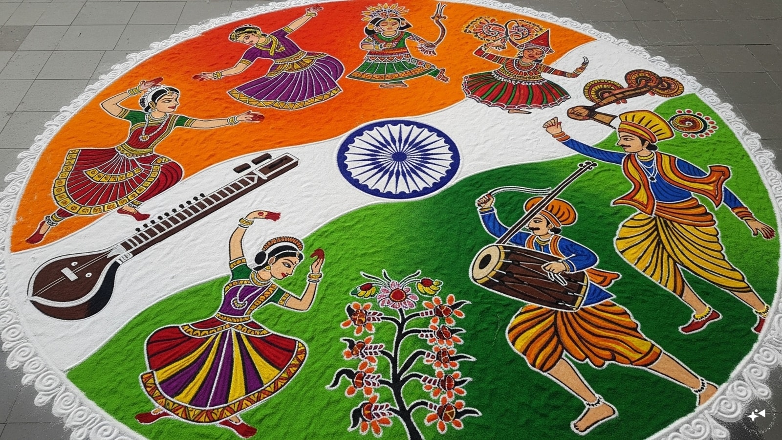 Celebrate Republic Day 2026 With Creative Tricolor Rangoli Ideas