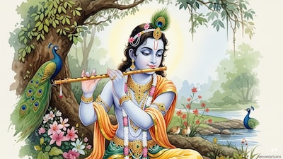Krishna's Mandakini Flute: A Divine Gift from Lord Shiva Revealed