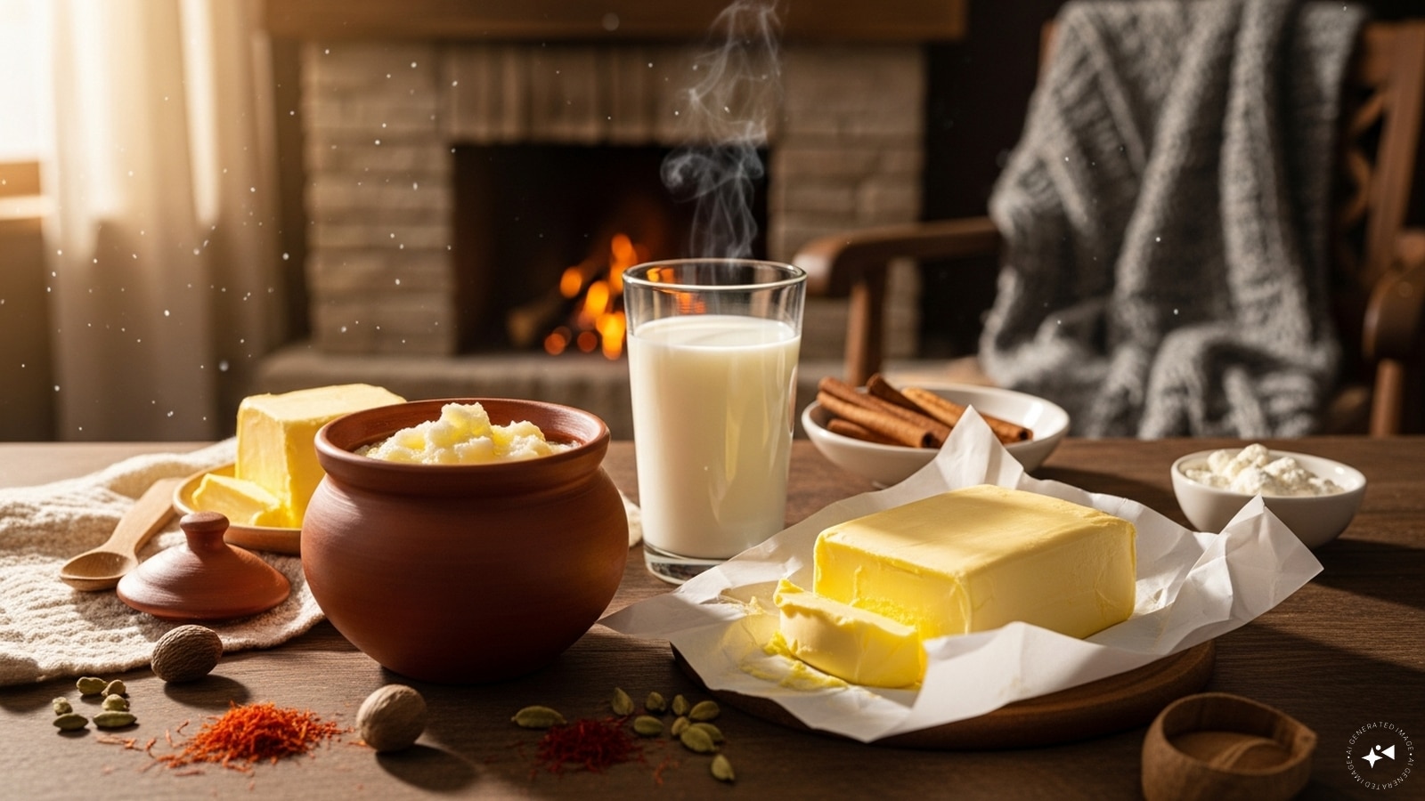 Dairy Delights: Milk, ghee, and butter play starring roles in winter diets. From halwas to rotis, dairy enriches dishes with healthy fats that help the body retain warmth. In Punjab and Haryana, a glass of hot milk with turmeric or almonds is a nightly ritual, while in Gujarat, ghee is generously poured over khichdi or rotis.